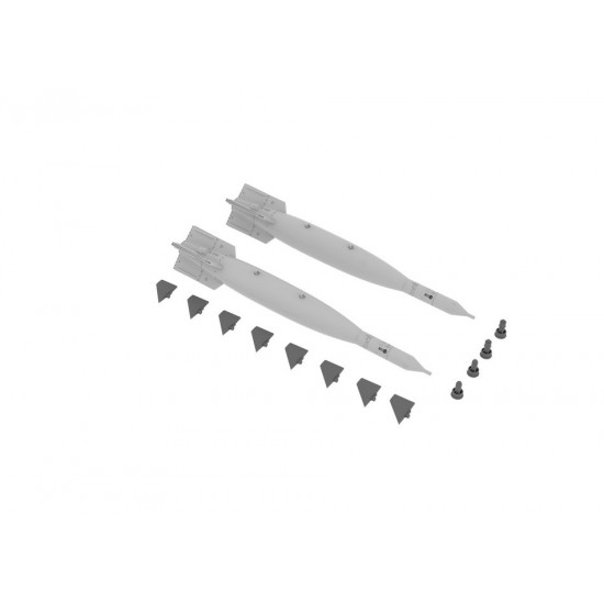 1/72 GBU-10 Paveway II Bomb Set (2 bombs) (Resin+Decals)