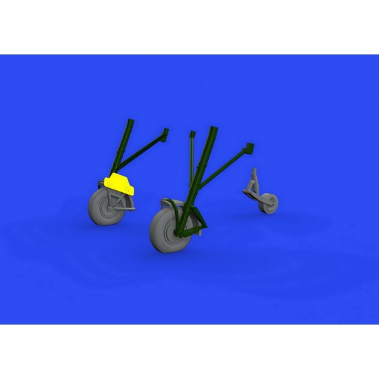 1/72 Zlin Z-37A Wheels Super Detail Set for Eduard kits