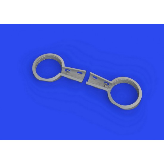 1/72 Messerschmitt Bf 109F Wheel Bays Rounded for Eduard kits