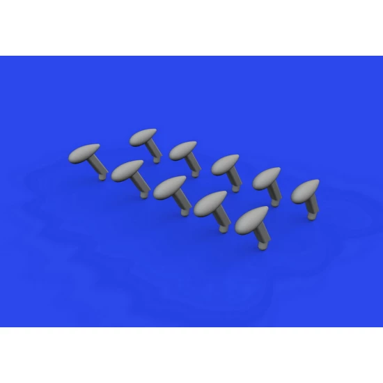 1/72 Messerschmitt Bf 109 Balance Weights for Eduard kits
