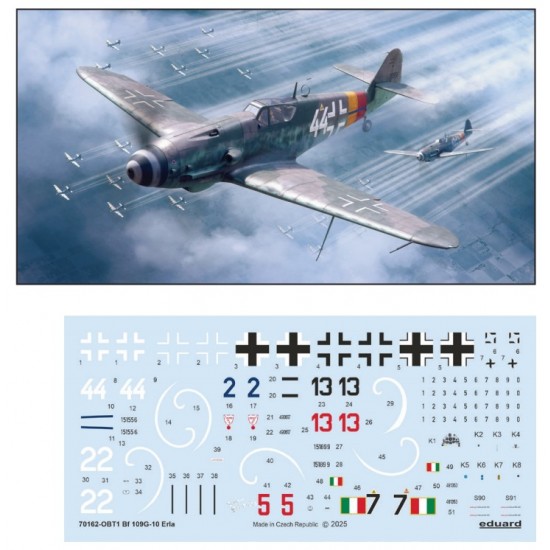 1/72 WWII German Messerschmitt Bf 109G-10 ERLA [ProfiPACK]