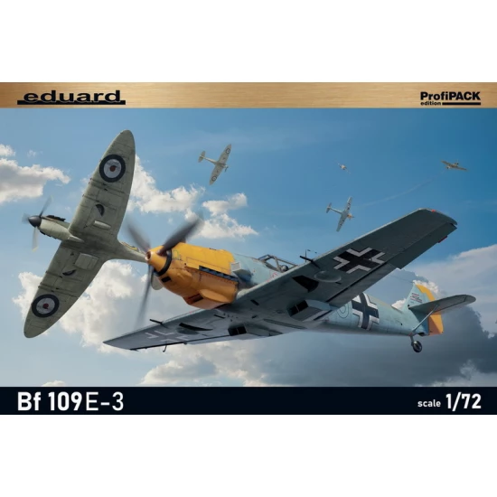 1/72 Messerschmitt Bf 109E-3 Fighter Plane [ProfiPACK]