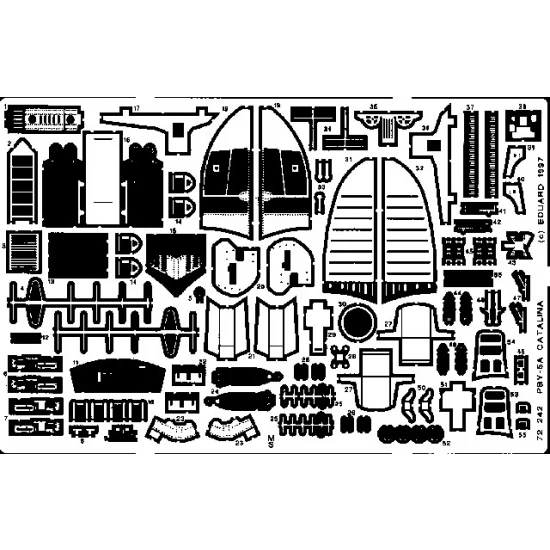 Photoetch for 1/72 PBY-5A Catalina for Academy kit