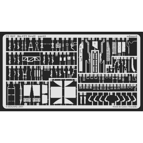 Photoetch for 1/72 Heinkel He 177 Greif for Revell kit
