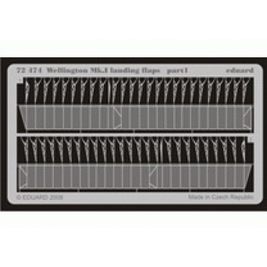 Photoetch for 1/72 Vickers Wellington Mk.I /Mk.III Landing Flaps for Trumpeter k