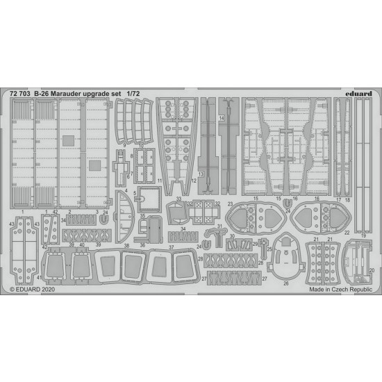 1/72 Martin B-26 Marauder Upgrade Detail set for Eduard kits
