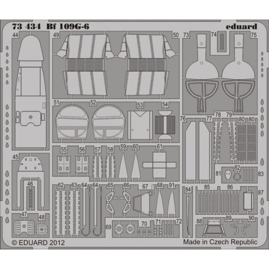 1/72 Messerschmitt Bf 109G-6 Detail Set Vol.1 for Italeri kit