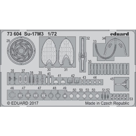 1/72 Sukhoi Su-17M3 Fitter Exterior Detail Set for Modelsvit kit