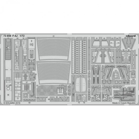 1/72 McDonnell Douglas F-4J Detail Set for Academy kits