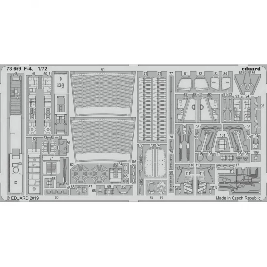 1/72 McDonnell Douglas F-4J Detail Set for Academy kits