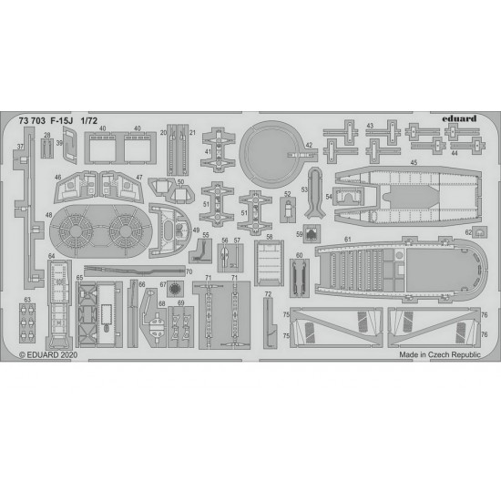 1/72 Mitsubishi F-15J Detail set for Great Wall Hobby kits