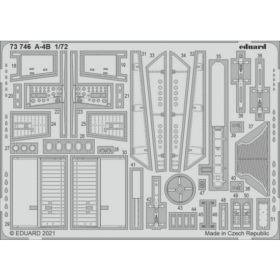 1/72 Douglas A-4B Skyhawk Detail Set for Fujimi/Hobby2000 kits