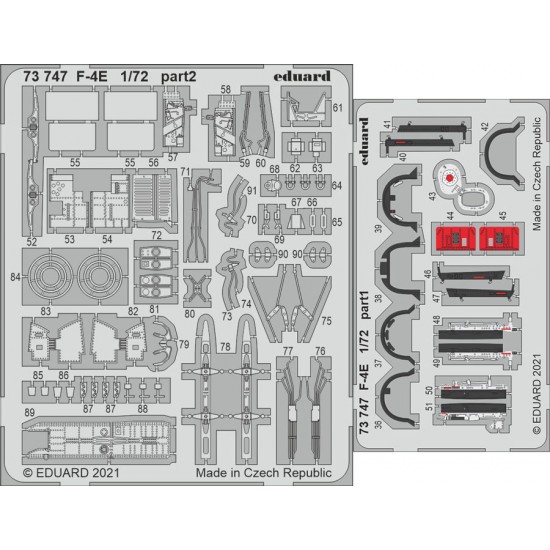 1/72 McDonnell Douglas F-4E Phantom II Detail Set for FINE Molds