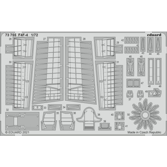 1/72 Grumman F4F-4 Wildcat Detail set for Arma Hobby kits
