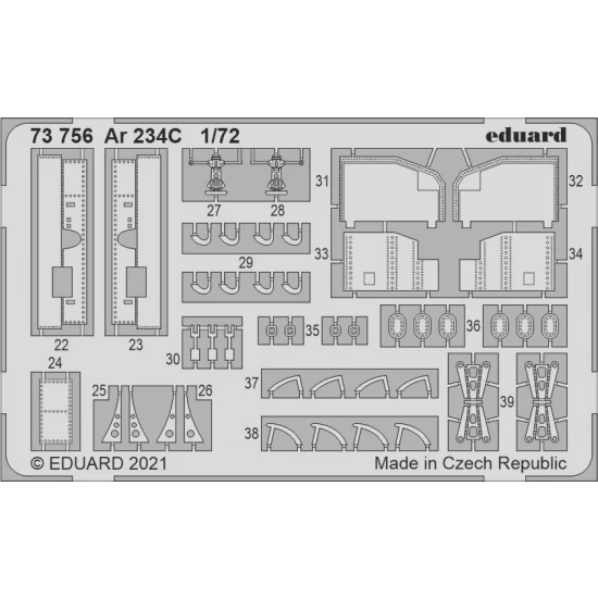1/72 Arado Ar 234C Detail set for Hobby 2000/Dragon kits