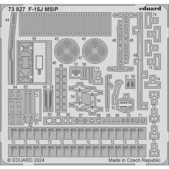 1/72 F-15J MSIP Eagle PE set for Fine Molds kits