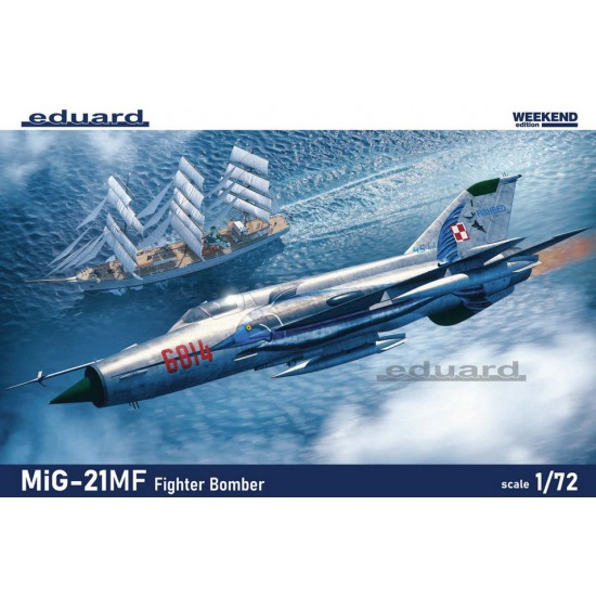 1/72 Cold War Mikoyan-Gurevich MiG-21MF Fighter Bomber [Weekend Edition]