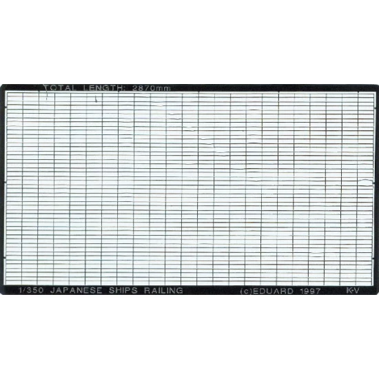 Photoetch 1/350 Japanese Ship Railing