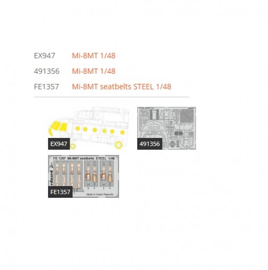 1/48 Mil Mi-8MT Super Detail Set for Trumpeter kits