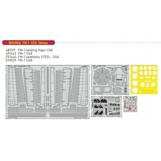 1/48 FM-1 Wildcat Super Detail Set for Tamiya kits