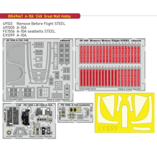 1/48 A-10A Thunderbolt II Super Detail set for Great Wall Hobby kits