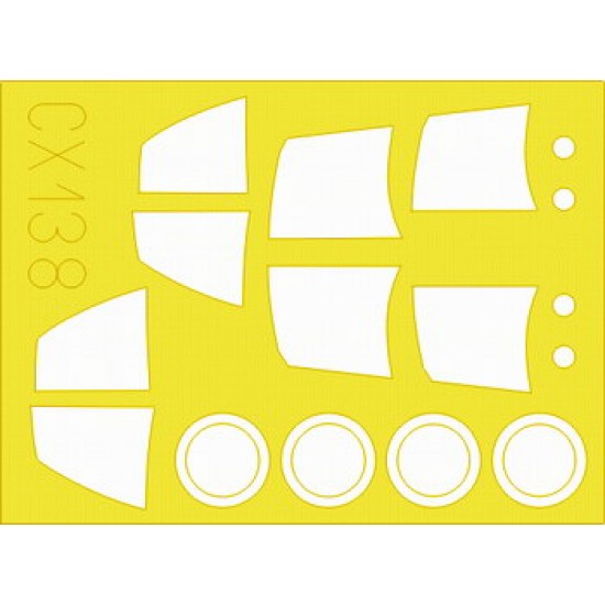 1/72 Saab J-35 Draken Paint Mask for Hasegawa kit