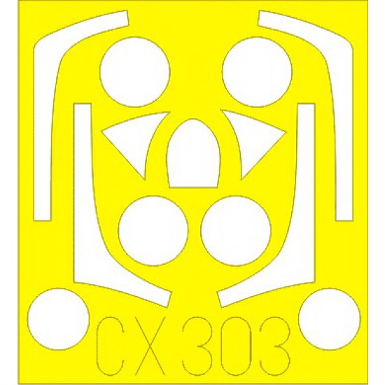 1/72 T-33 Paint Mask for Platz kit