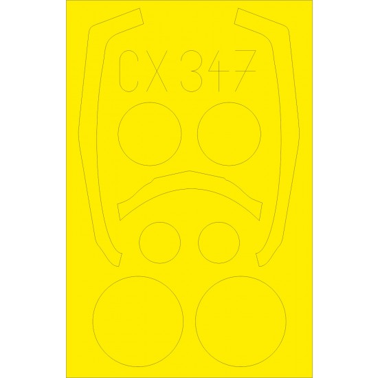 1/72 Lockheed-Martin F-35B Paint Mask for Fujimi kit