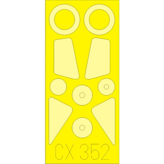 1/72 Convair F-102A Delta Dagger Paint Mask for Meng Models kit