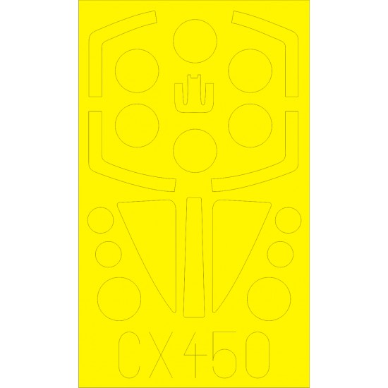 1/72 Dassault Mirage F.1 Paint Mask for Special Hobby kit