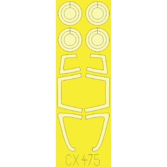 1/72 Sukhoi Su-33 Flanker D Paint Mask for Zvezda kit #7297