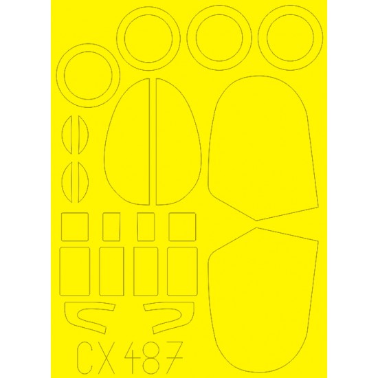 1/72 Avia B-534 Paint Mask for Eduard kit
