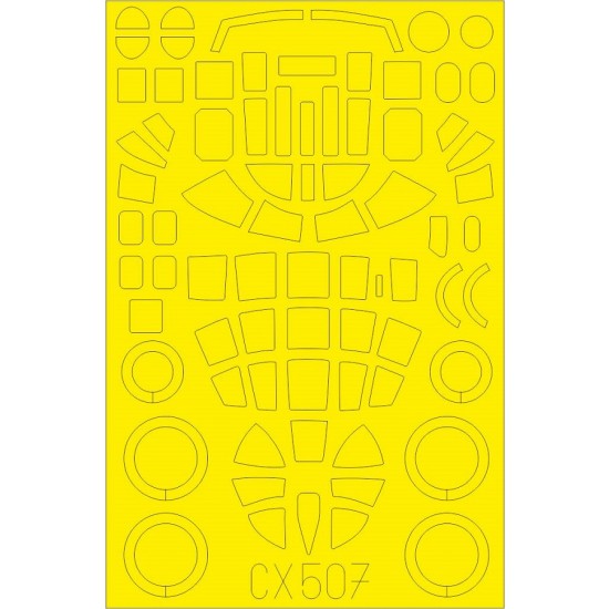 1/72 B-25C/D Paint Masks for Airfix kits