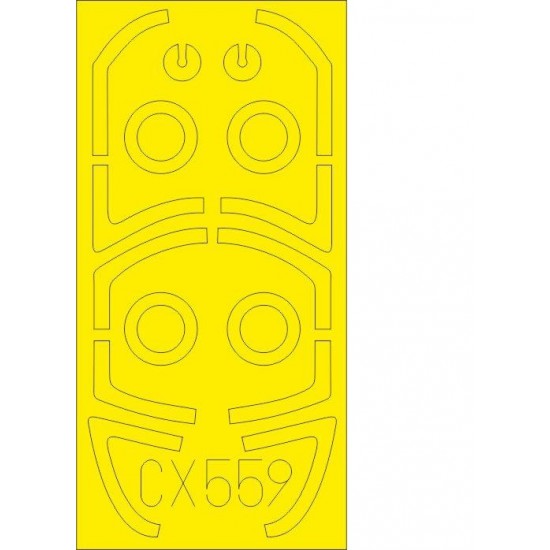 1/72 Kawasaki T-4 Paint Masks for HobbyBoss kits