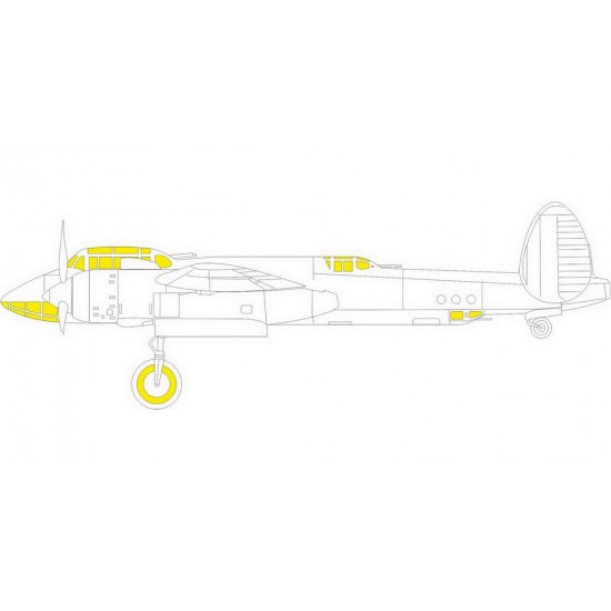 1/72 Tupolev Tu-2T Torpedo Bomber Paint Masking for ICM kits