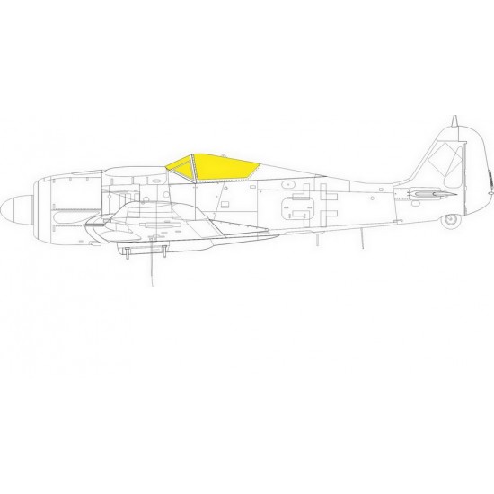 1/72 Focke-Wulf Fw 190A-8/R2 Masking for Eduard kits
