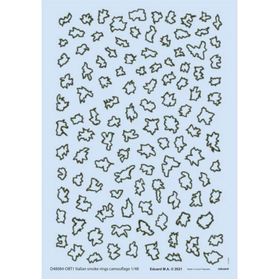 1/48 Italian Smoke Rings Camouflage Decals