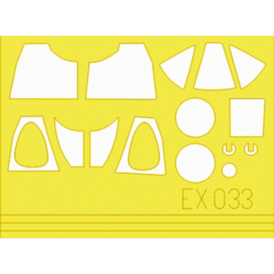 1/48 Vought F4U-1 Corsair Paint Mask for Tamiya kit