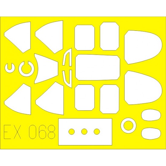 1/48 P-51A Mustang Paint Mask for Accurate Miniatures kit