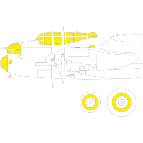 1/48 Avro Lancaster B Mk.III Dambuster Masks for HK Models