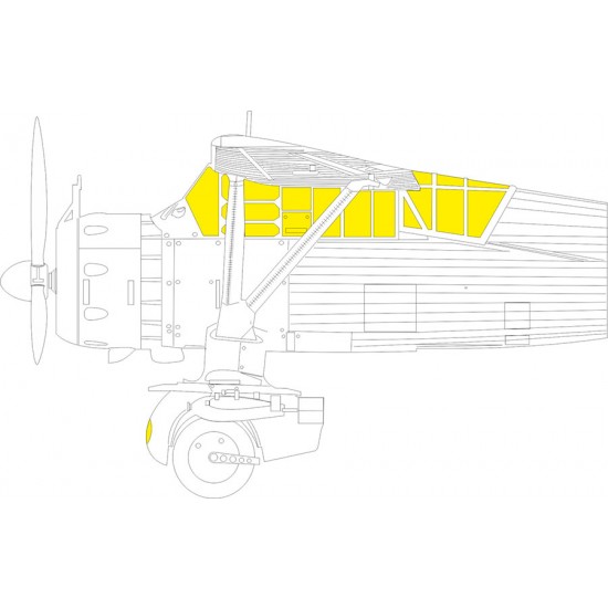 1/48 Westland Lysander Mk.I/III TFace Masking for Airfix kits