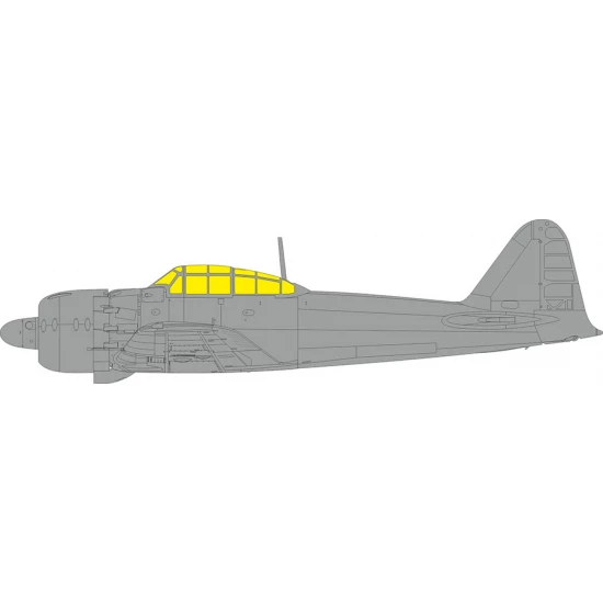 1/48 Mitsubishi A6M5 Zero TFace Masking for Eduard kits