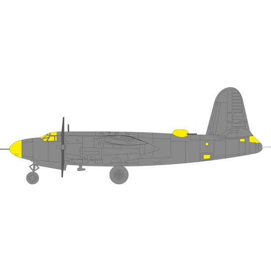 1/48 B-26G Marauder Masking for ICM kits