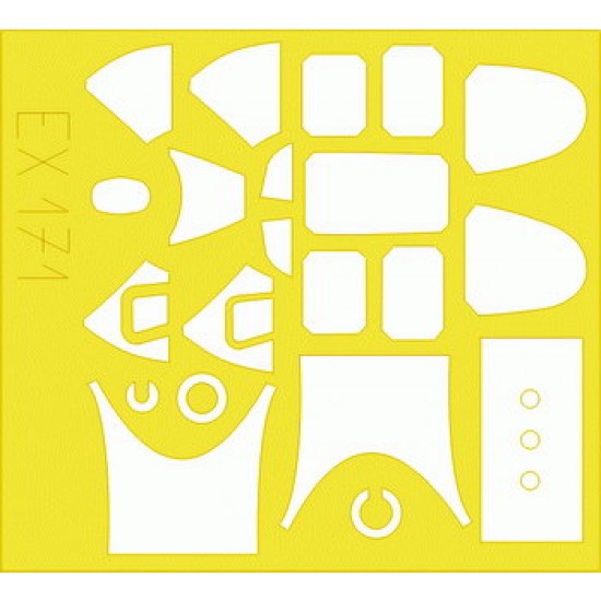 1/48 P-51B Mustang Paint Mask for Accurate Miniatures kit
