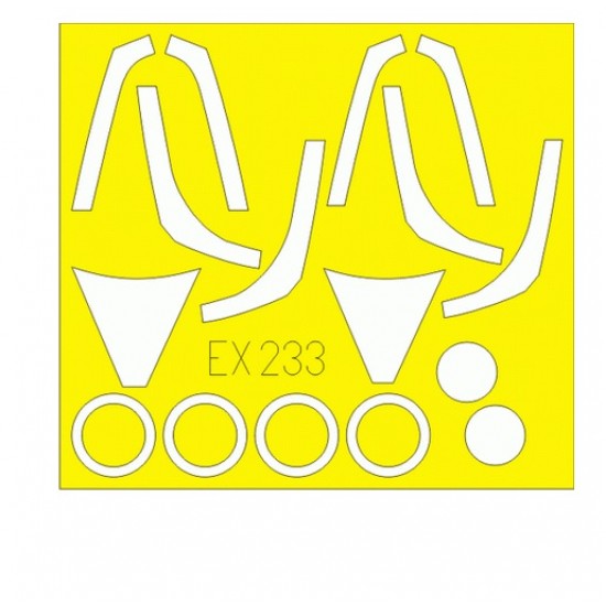 1/48 F-16CJ Block 50 Paint Mask for Tamiya kit