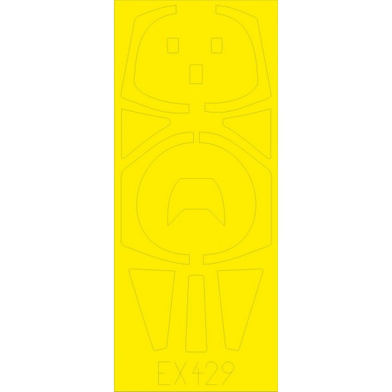 1/48 Alpha Jet Paint Mask for Kinetic kit