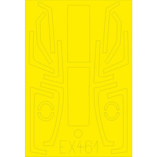 1/48 Bell AH-1Z Paint Mask for KittyHawk 80125 kit