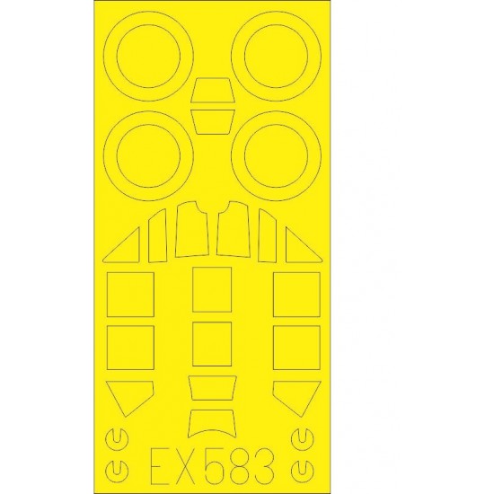 1/48 Bf 109G-6 Paint Masks for Tamiya kits