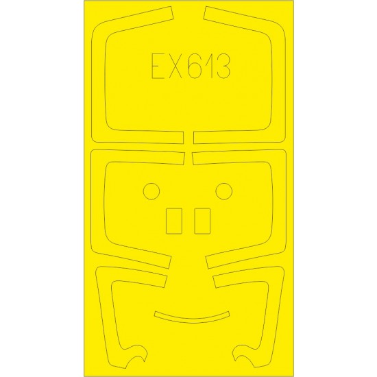 1/48 Sukhoi Su-27UB Paint Masks for Hobby Boss kits