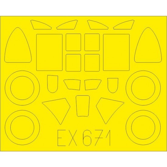 1/48 Bloch MB.151 Paint Masks for Dora Wings kits